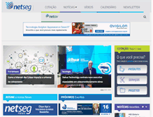 Tablet Screenshot of netseg.com.br